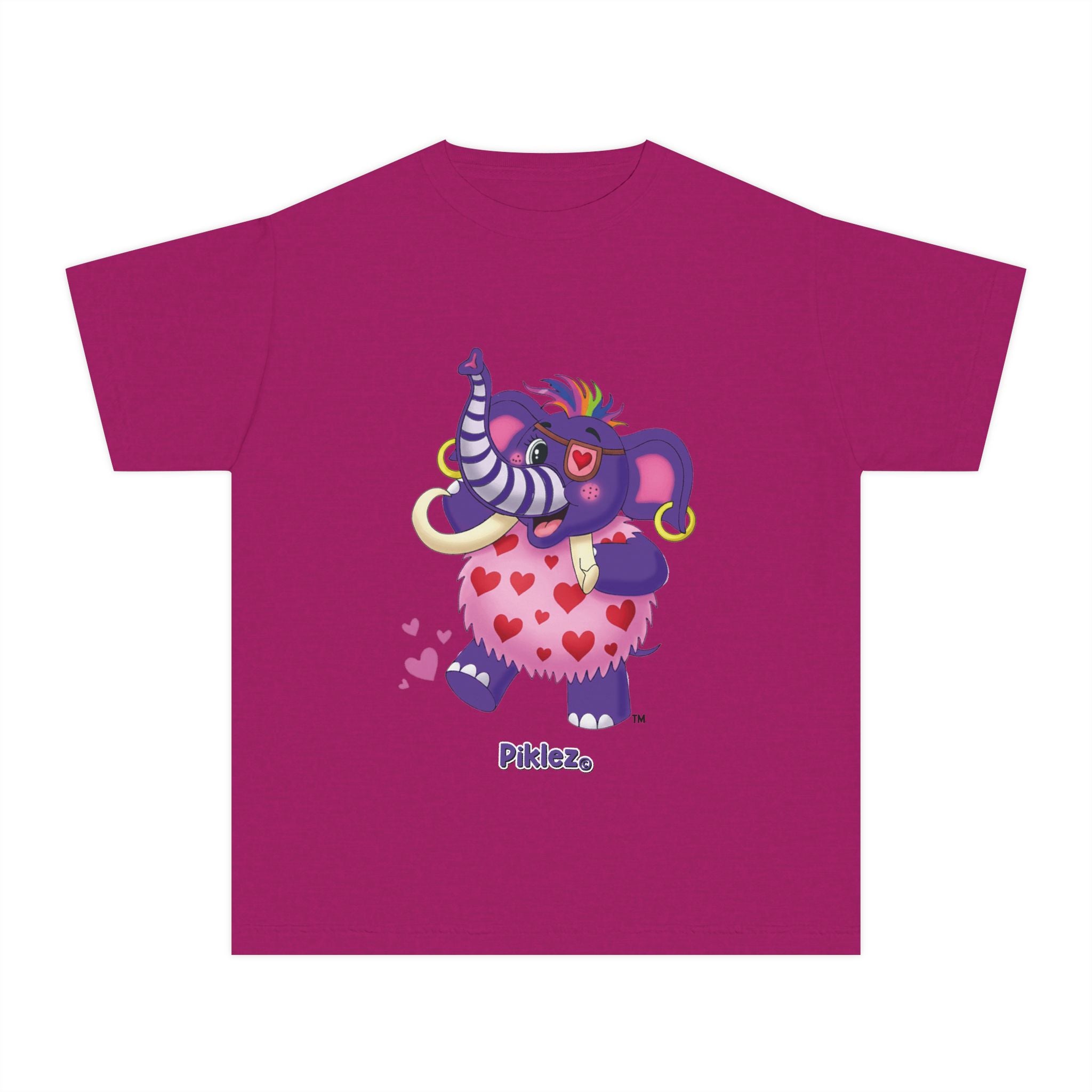 Piklez™ Youth Midweight Tee – "Full of Love!" Graphic Shirt | Smile Universe Collection