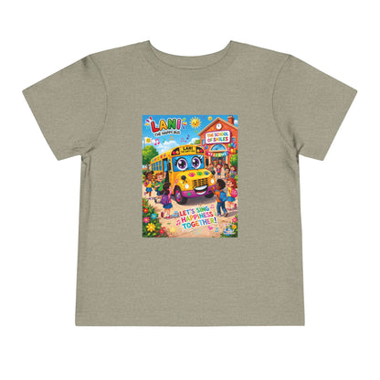 Lani™ Toddler Short Sleeve Tee – "Let's Sing Happiness Together!" Graphic