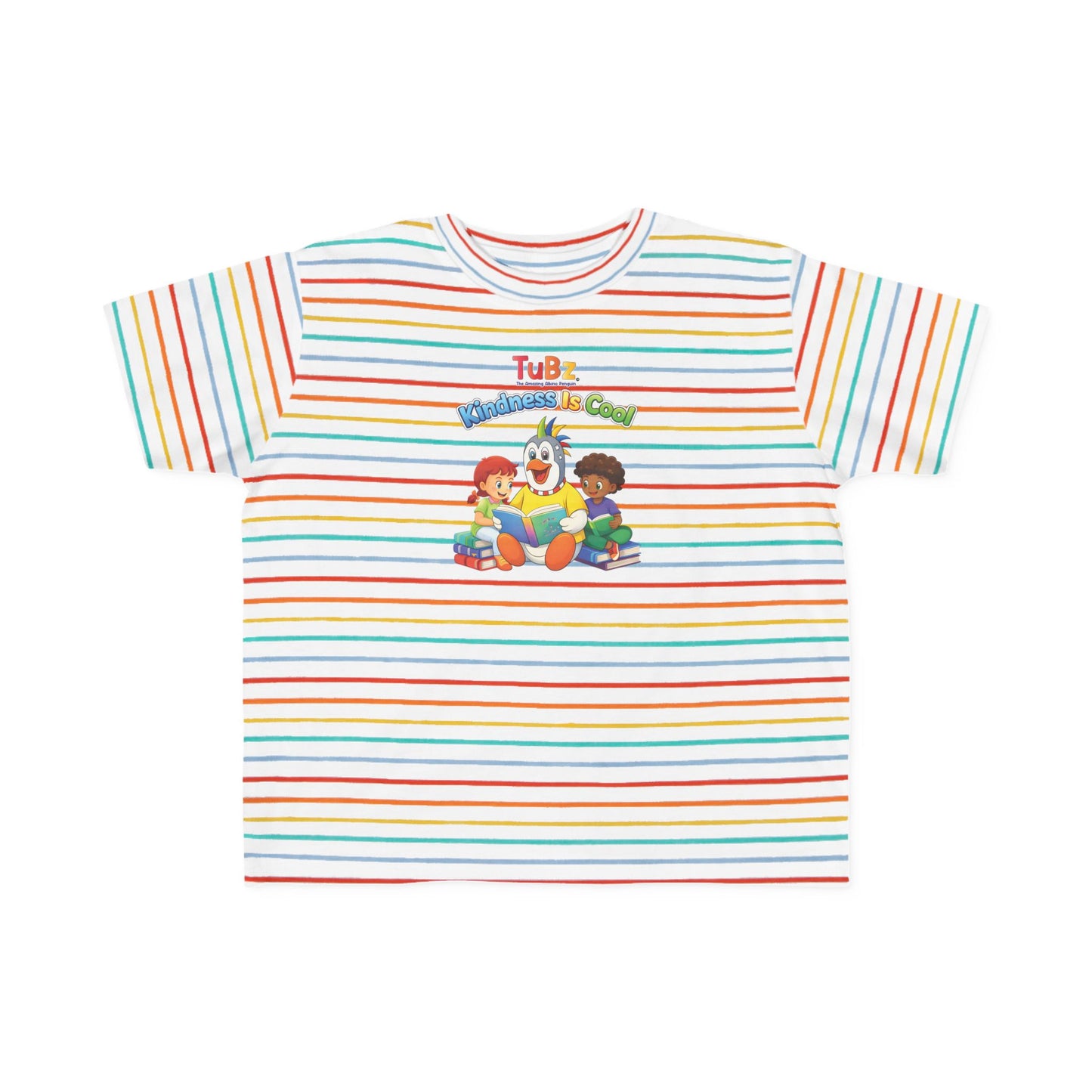TuBz™ "Kindness Is Cool" Kids T-Shirt - Positive Message Graphic Tee | Smile Universe TuBz4Kidz