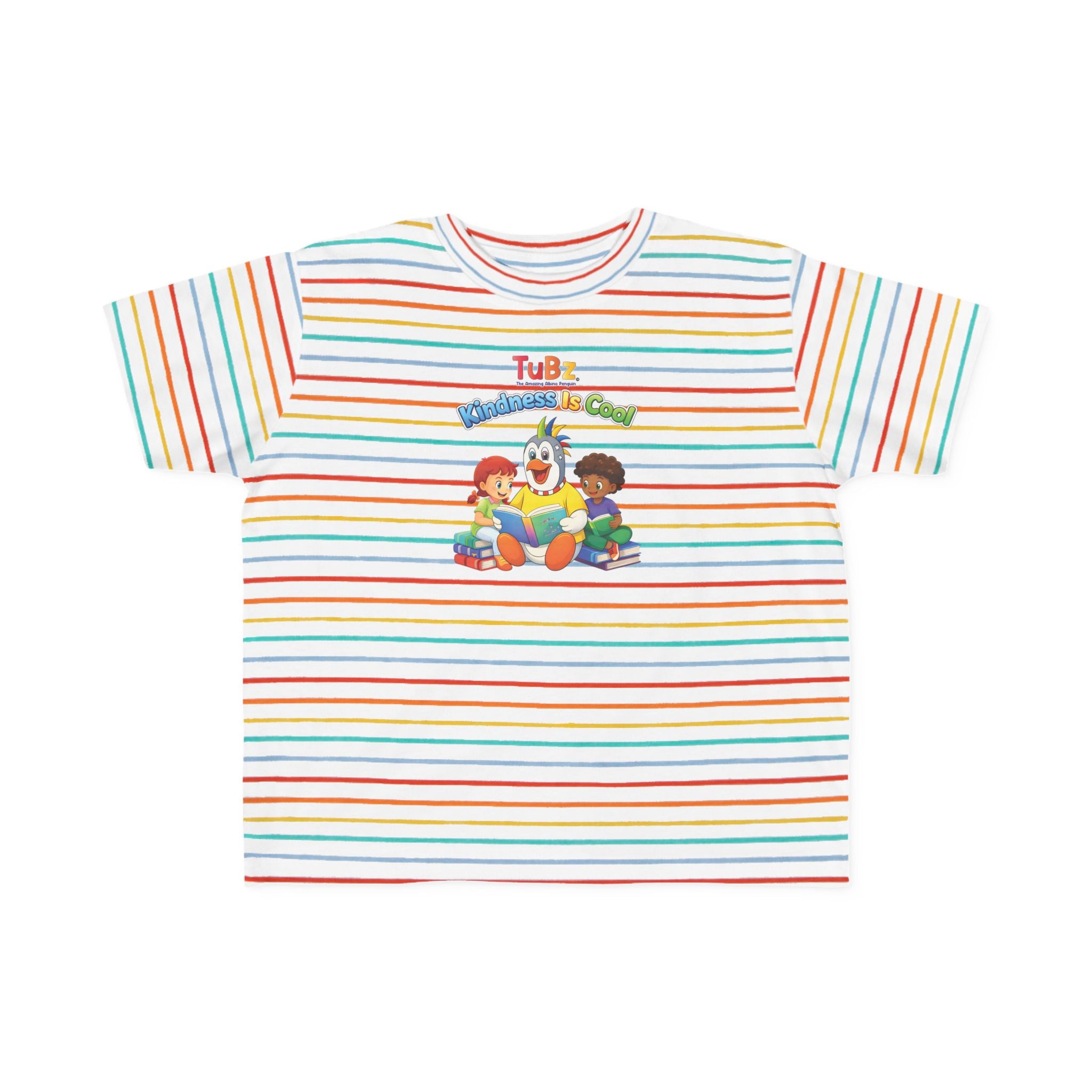 TuBz™ "Kindness Is Cool" Kids T-Shirt - Positive Message Graphic Tee | Smile Universe TuBz4Kidz