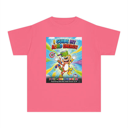 Potz™ Youth Midweight Tee – "I Guide My ADHD Energy!" Graphic Tee | Smile Universe Collection