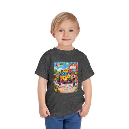 Lani™ Toddler Short Sleeve Tee – "Let's Sing Happiness Together!" Graphic