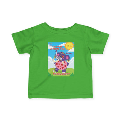Piklez™ Infant Fine Jersey Tee – “Destined to Shine” Baby Shirt | Smile Universe Piklez Collection