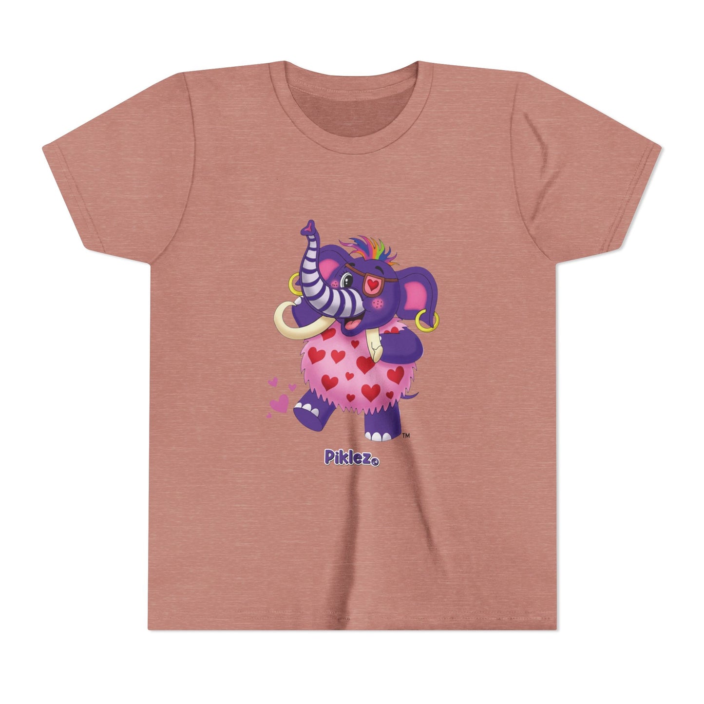Piklez™ Youth Short Sleeve Tee – "Full of Love!" Graphic Shirt | Smile Universe Collection