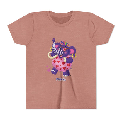 Piklez™ Youth Short Sleeve Tee – "Full of Love!" Graphic Shirt | Smile Universe Collection