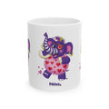 Piklez™ Ceramic Mug (11oz & 15oz) – "Full of Love!" Graphic | Smile Universe Collection