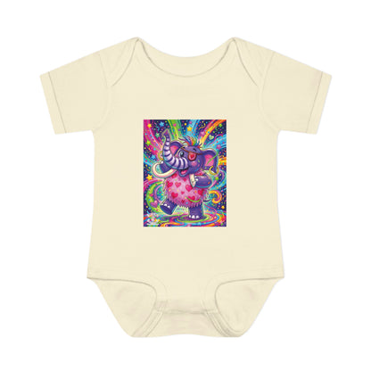 Piklez™ Infant Baby Rib Bodysuit – "Born to Celebrate!" Graphic | Smile Universe Collection
