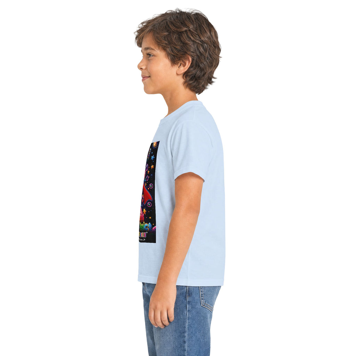 Panz™ Kids Softstyle Tee – "My Mind is Full of Magic" Graphic | Smile Universe Collection