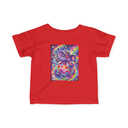Piklez™ Infant Fine Jersey Tee – "Magic Paint!" Graphic Shirt | Smile Universe Collection