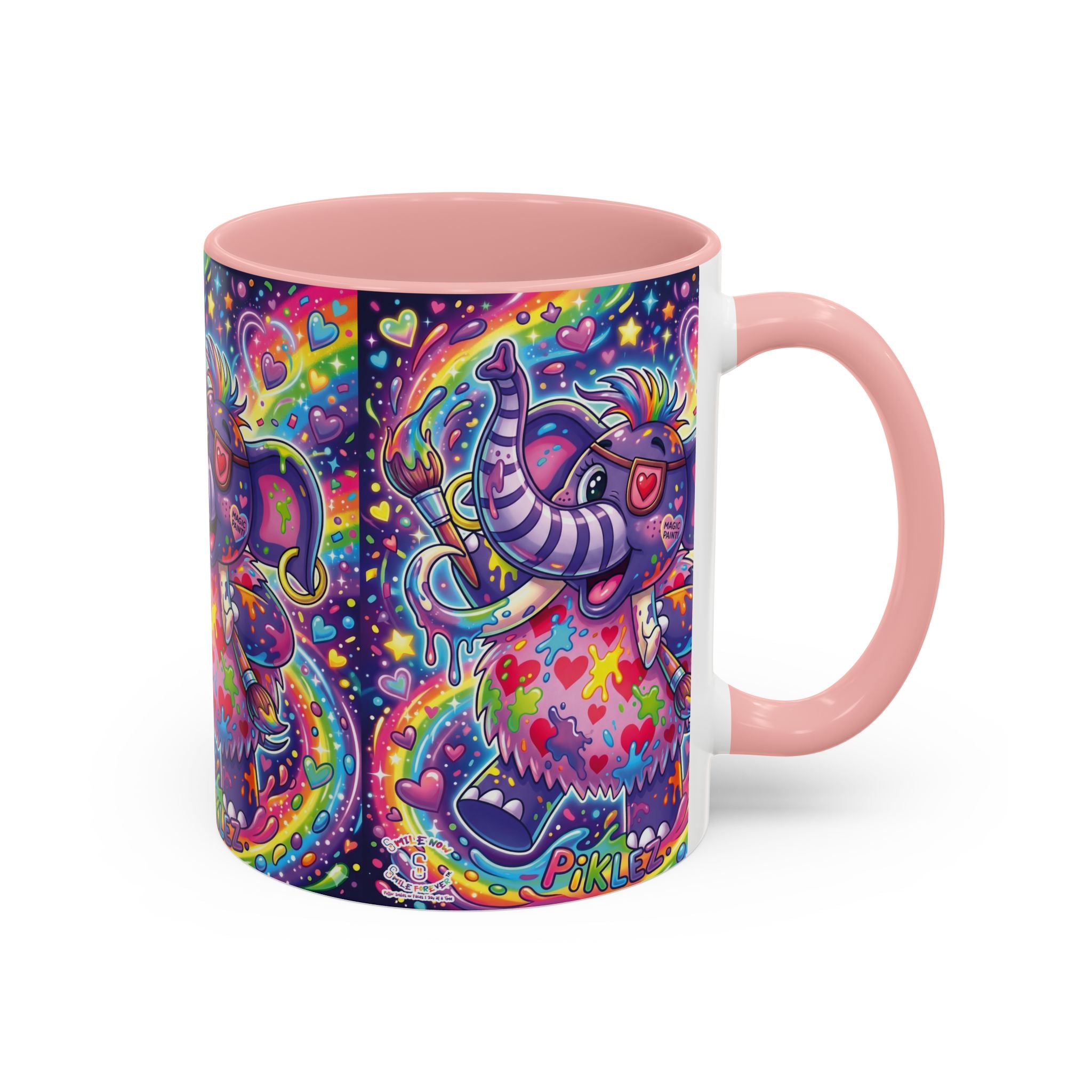 Piklez™ 15oz Ceramic Mug – "Magic Paint!" Graphic | Smile Universe Collection