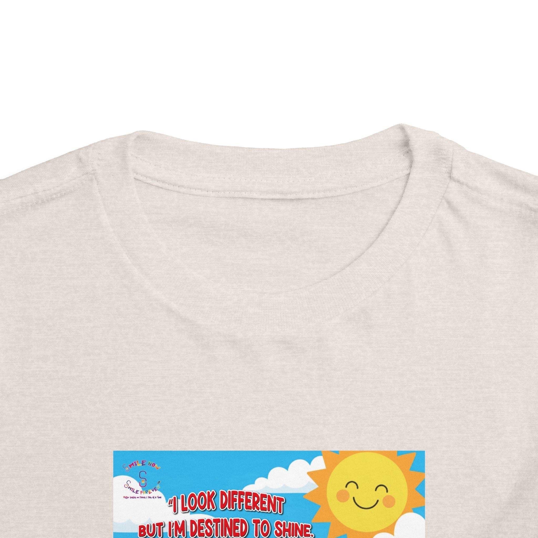 Piklez™ Toddler Tee – “Destined to Shine” Graphic Shirt | Smile Universe Collection