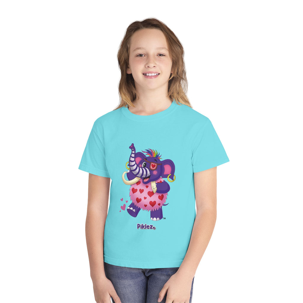 Piklez™ Youth Midweight Tee – "Full of Love!" Graphic Shirt | Smile Universe Collection