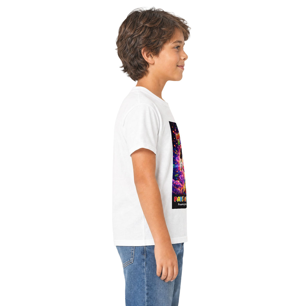 Panz™ Kids Softstyle Tee – "Differently Amazing & Loudly Autistic!" Graphic | Smile Universe Collection