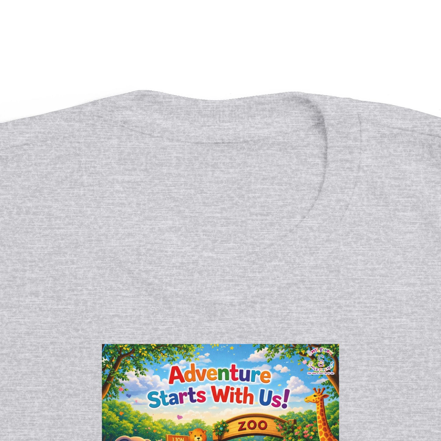 Lani™ Toddler's Fine Jersey Tee – "Adventure Starts With Us!" Graphic