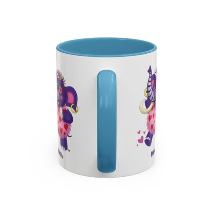 Piklez™ Accent Coffee Mug (11oz & 15oz) – "Full of Love!" Graphic | Smile Universe Collection