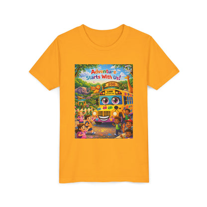 Lani™ Youth Short Sleeve Tee – "Adventure Starts With Us!" Graphic