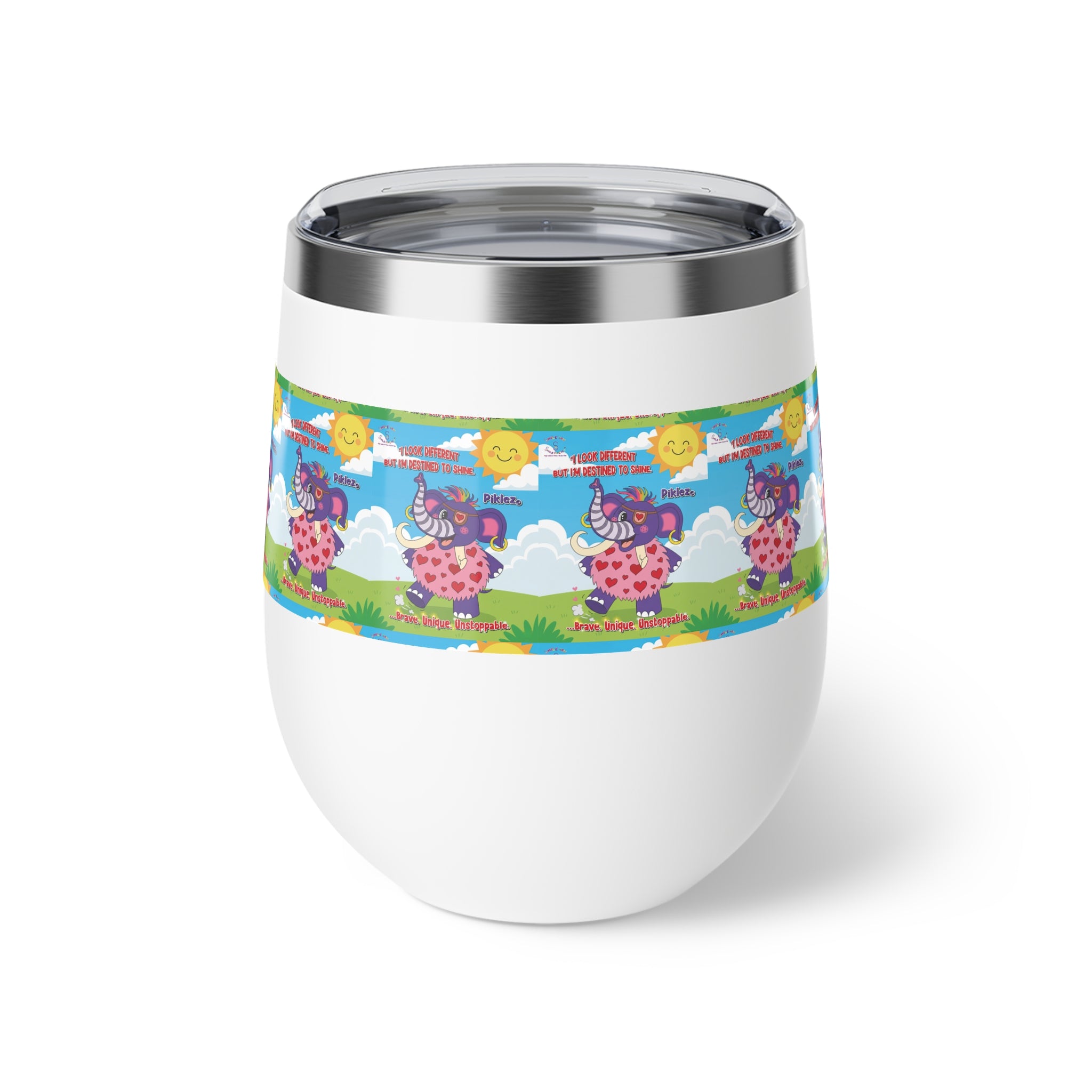 Piklez™ Copper Vacuum Insulated Cup – “Destined to Shine” Travel Mug | Smile Universe Collection