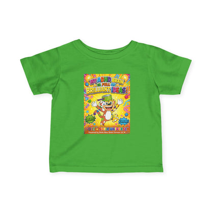 Potz™ Infant Fine Jersey Tee – "My ADHD Brain is Full of Brilliant Ideas!" Graphic Tee | Smile Universe Collection