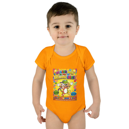 Potz™ Infant Baby Rib Bodysuit – "My ADHD Brain is Full of Brilliant Ideas!" Graphic Onesie | Smile Universe Collection