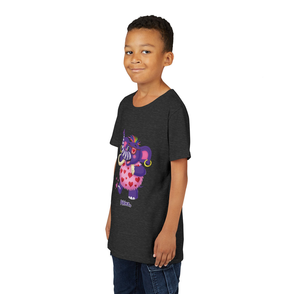 Piklez™ Youth Short Sleeve Tee – "Full of Love!" Graphic Shirt | Smile Universe Collection