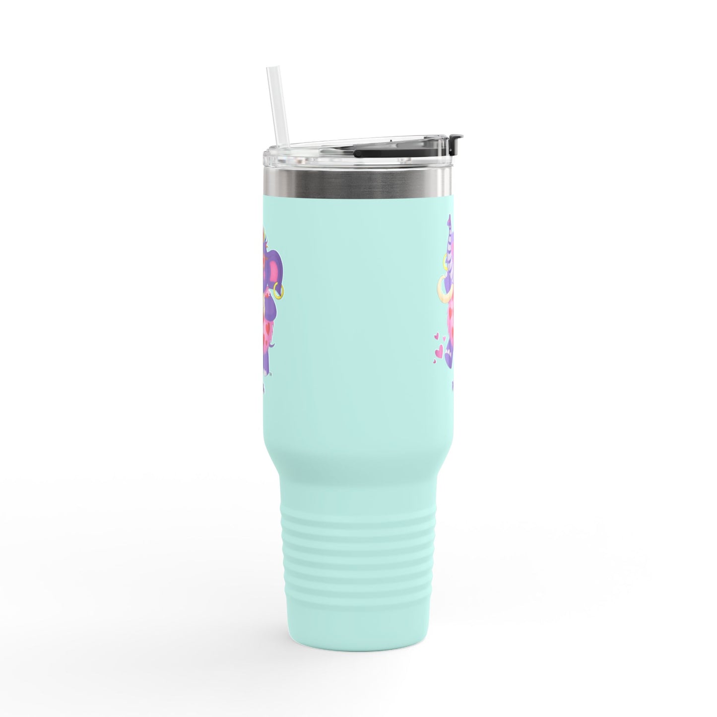 Piklez™ 40oz Insulated Travel Mug – "Full of Love!" Graphic | Smile Universe Collection