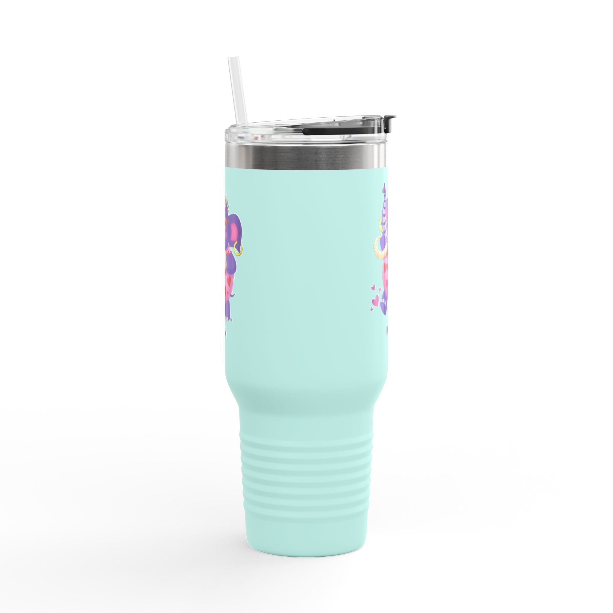 Piklez™ 40oz Insulated Travel Mug – "Full of Love!" Graphic | Smile Universe Collection