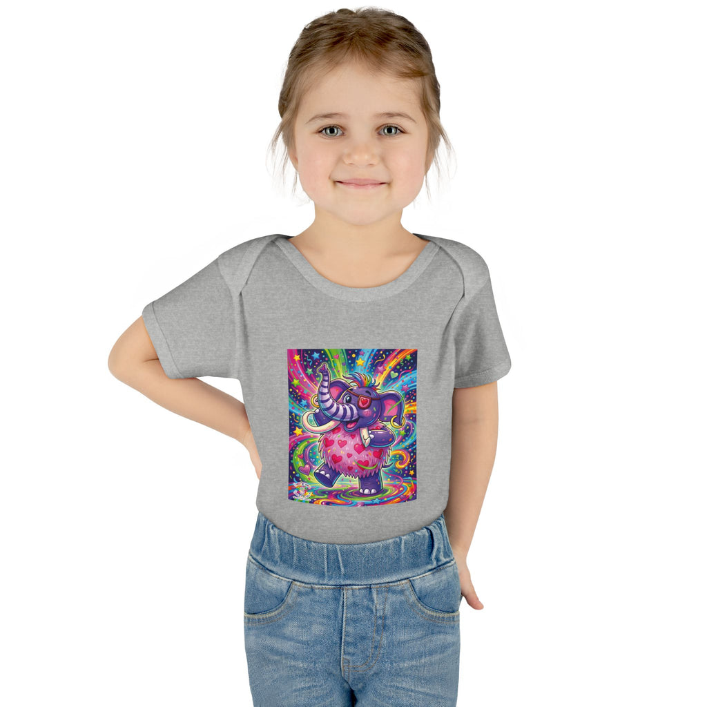 Piklez™ Infant Baby Rib Bodysuit – "Born to Celebrate!" Graphic | Smile Universe Collection