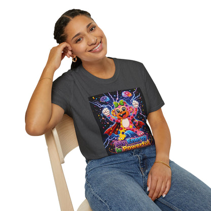 Panz™ Unisex Softstyle T-Shirt  for Adult– "My Energy is Powerful" Graphic Tee | Smile Universe Collection