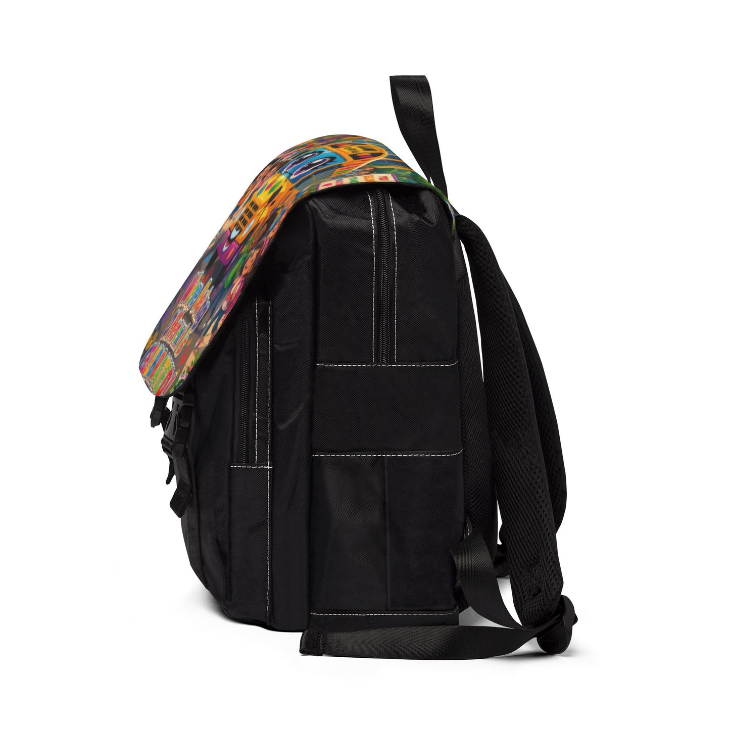 Lani™ Unisex Casual Shoulder Backpack – "Where Being Different is CELEBRATED!" Graphic