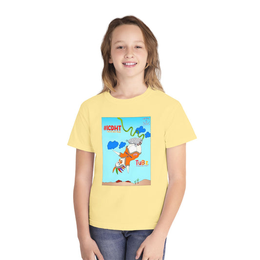 TuBz™ "I Can Do Hard Things" Youth T-Shirt | Youth Midweight Tee- Motivational Kids Graphic Tee