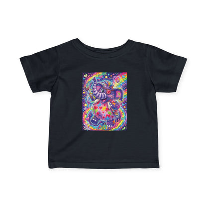 Piklez™ Infant Fine Jersey Tee – "Magic Paint!" Graphic Shirt | Smile Universe Collection