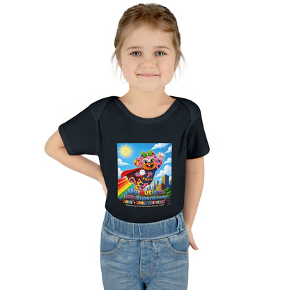 Panz™ Infant Baby Rib Bodysuit – "My Autism is My Superpower" Graphic | Smile Universe Collection