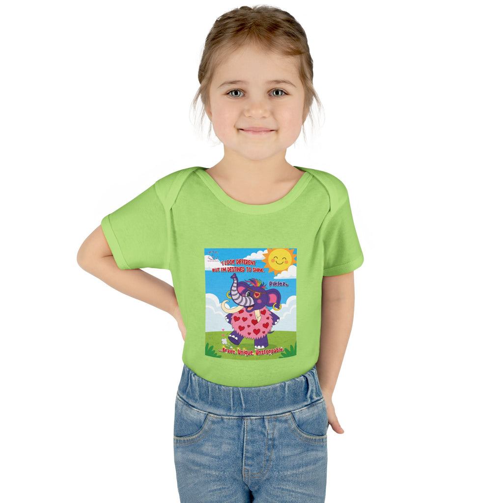 Piklez™ Infant Bodysuit – “Destined to Shine” Baby Outfit | Smile Universe Collection