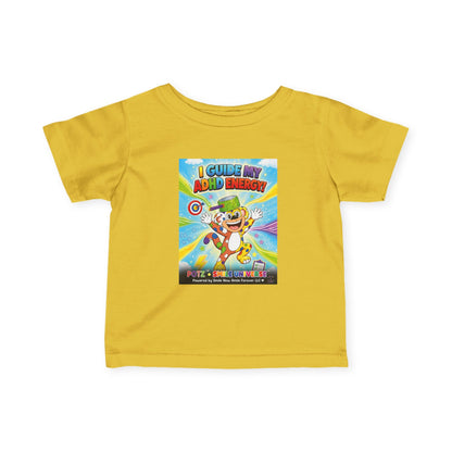 Potz™ Infant Fine Jersey Tee – "I Guide My ADHD Energy!" Graphic Tee | Smile Universe Collection