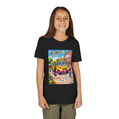 Lani™ Youth Short Sleeve Tee – "Let's Sing Happiness Together!" Graphic