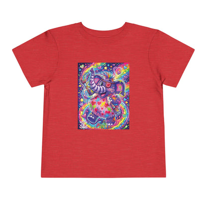 Piklez™ Toddler Short Sleeve Tee – "Magic Paint!" Graphic Shirt | Smile Universe Collection