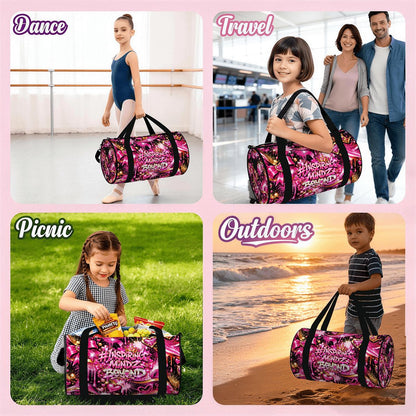 BWD “Inspiring Mindz Beyond™” AOP Mini Duffle Bag