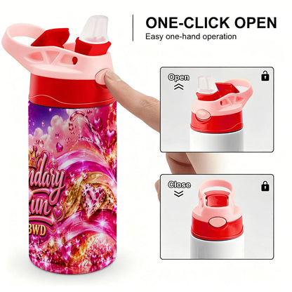 Legendary Run Water Bottle - Pink Heart Edition
