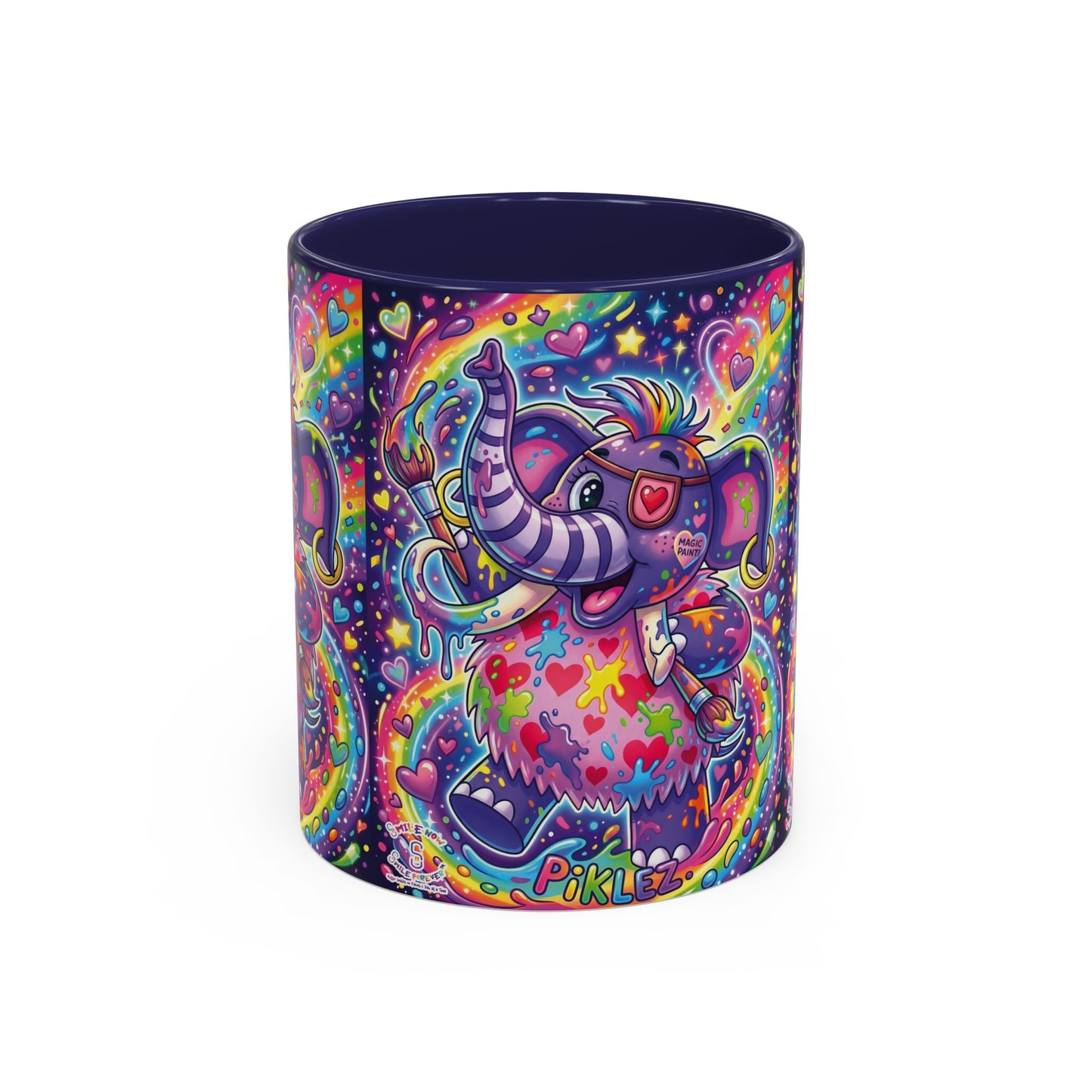 Piklez™ 15oz Ceramic Mug – "Magic Paint!" Graphic | Smile Universe Collection