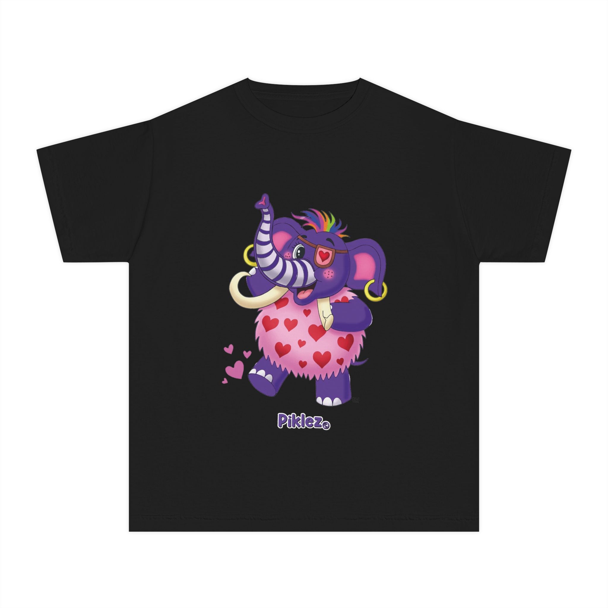 Piklez™ Youth Midweight Tee – "Full of Love!" Graphic Shirt | Smile Universe Collection
