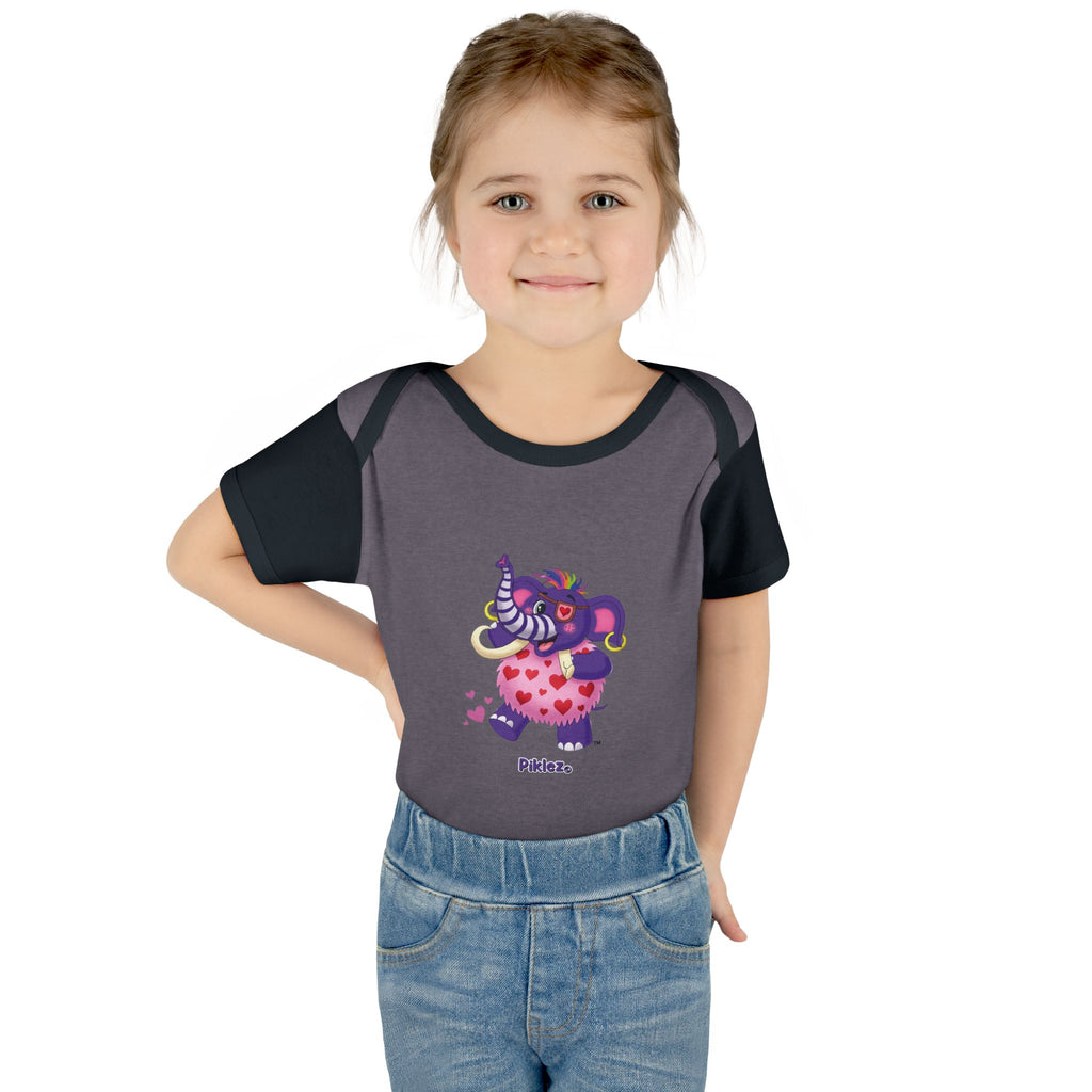 Piklez™ Infant Baby Rib Bodysuit – "Full of Love!" Graphic | Smile Universe Collection
