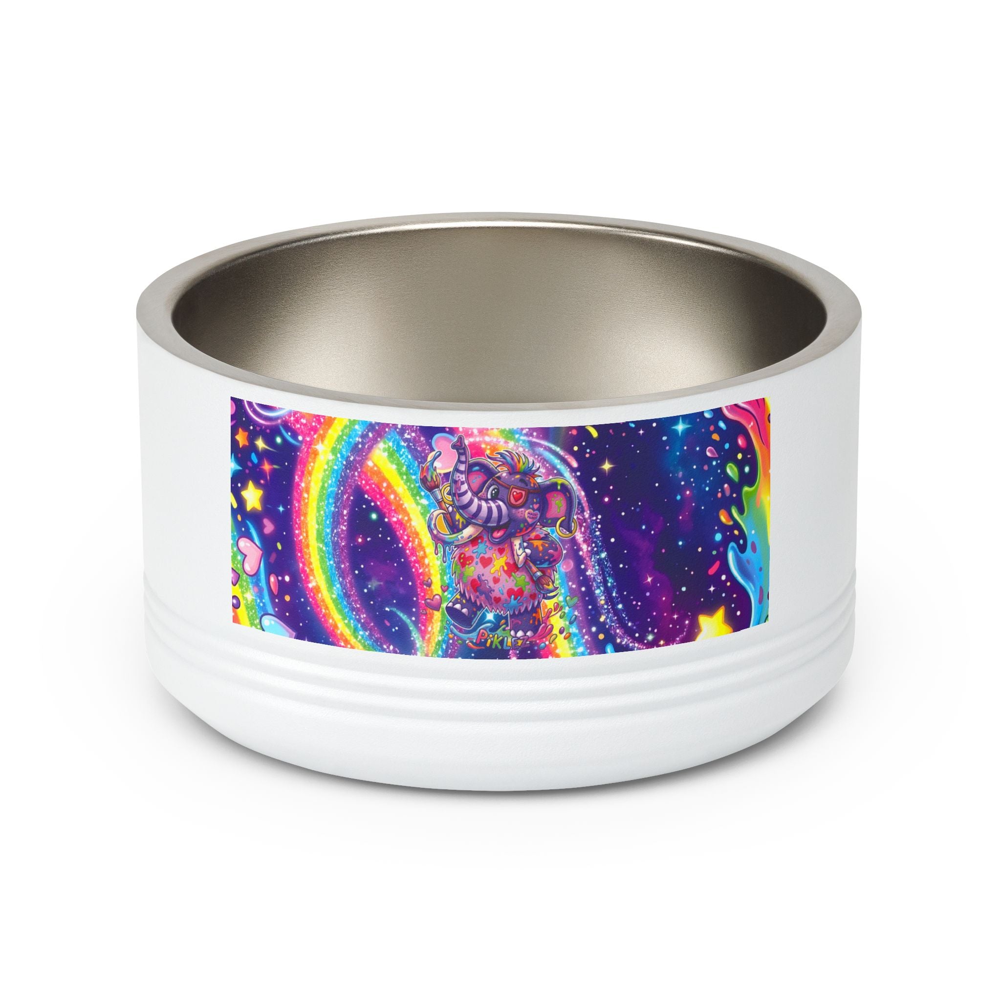 Piklez™ Pet Bowl 18oz – "Magic Paint!" Graphic | Smile Universe Collection
