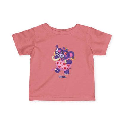Piklez™ Infant Fine Jersey Tee – "Full of Love!" Graphic Shirt | Smile Universe Collection