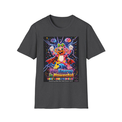 Panz™ Unisex Softstyle T-Shirt  for Adult– "My Energy is Powerful" Graphic Tee | Smile Universe Collection