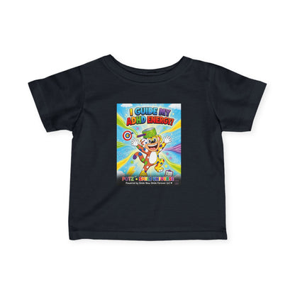 Potz™ Infant Fine Jersey Tee – "I Guide My ADHD Energy!" Graphic Tee | Smile Universe Collection