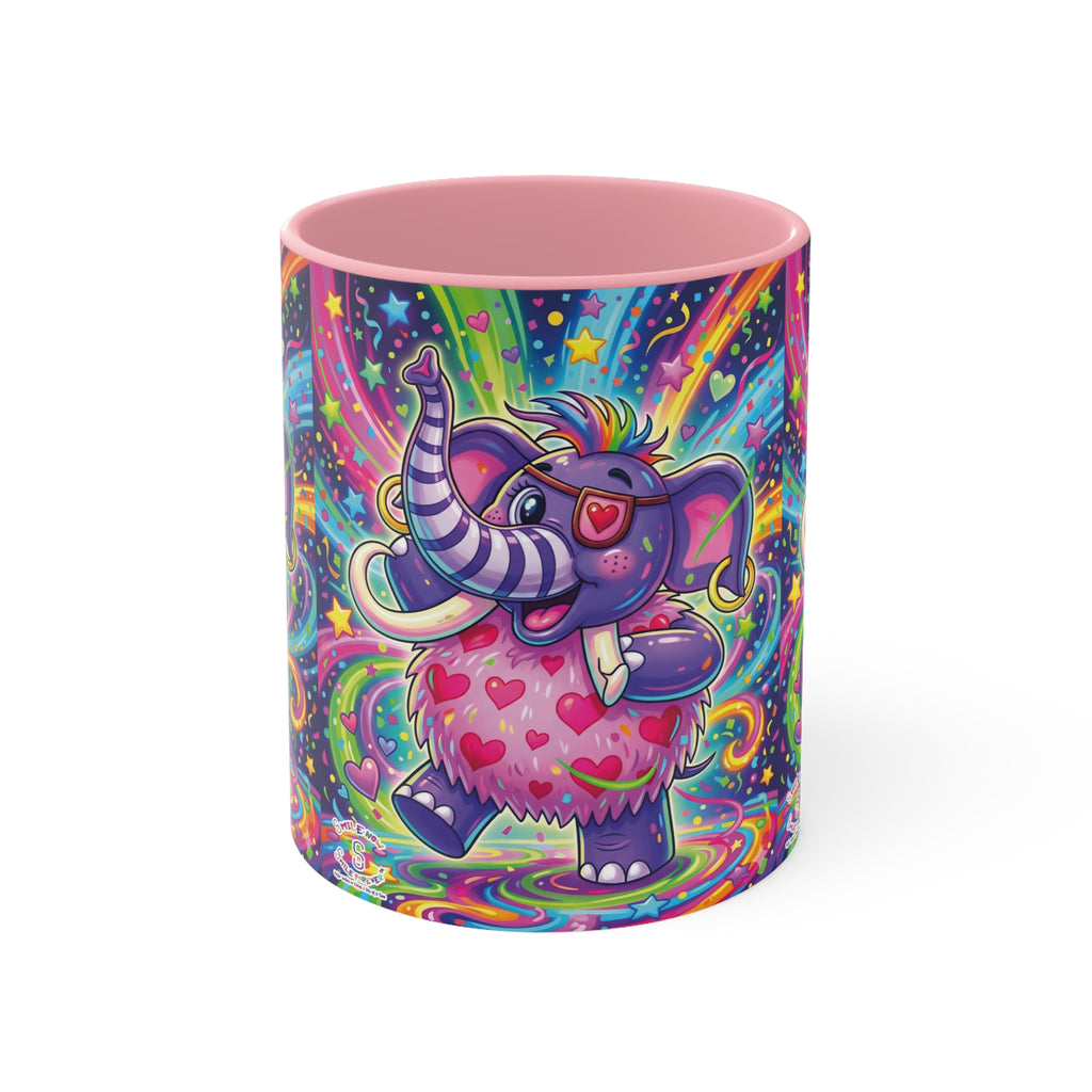 Piklez™ Accent Mug – "Born to Celebrate!" Graphic | Smile Universe Collection