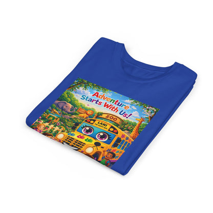 Lani™ Youth Short Sleeve Tee – "Adventure Starts With Us!" Graphic