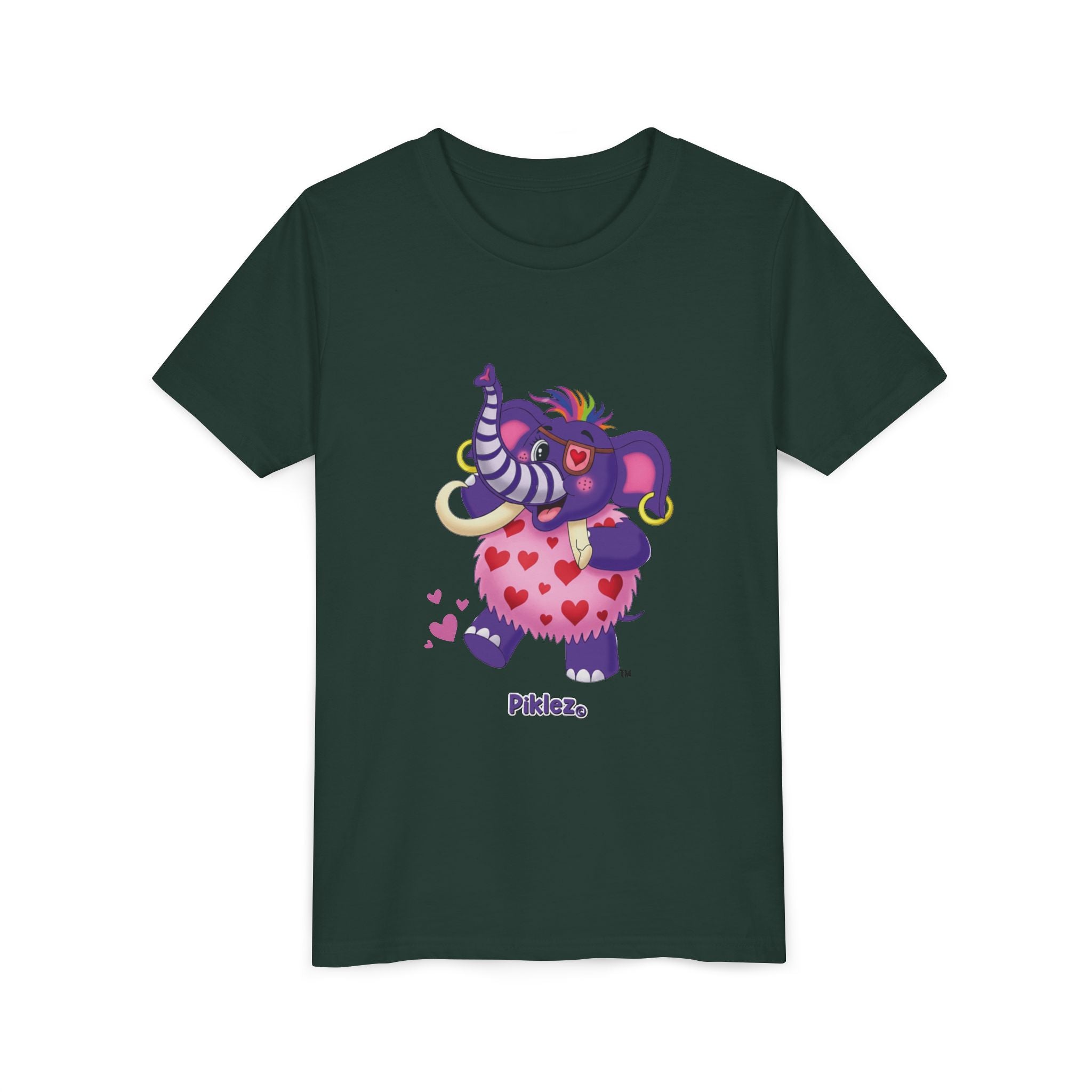 Piklez™ Youth Short Sleeve Tee – "Full of Love!" Graphic Shirt | Smile Universe Collection