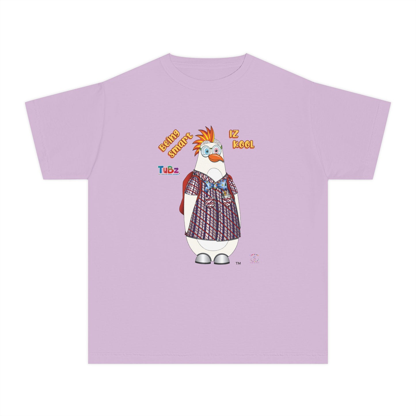 TuBz™ "Being Smart Iz Kool" Youth Graphic T-Shirt - Educational Kids Tee | TuBz4Kidz