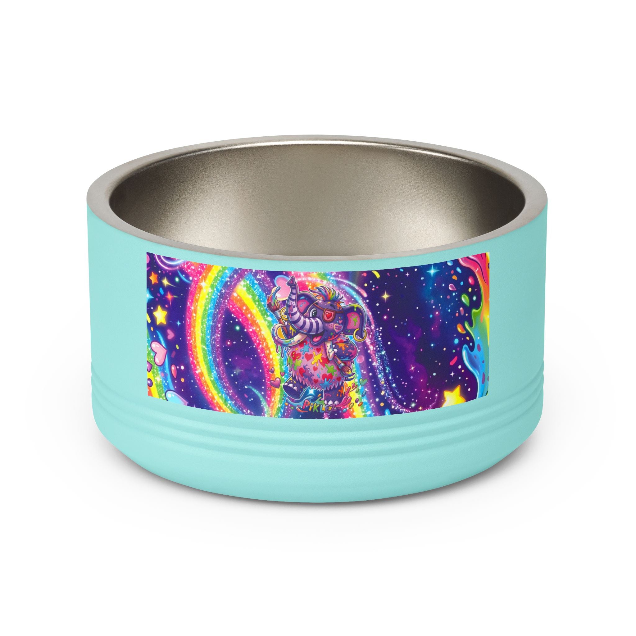 Piklez™ Pet Bowl 18oz – "Magic Paint!" Graphic | Smile Universe Collection